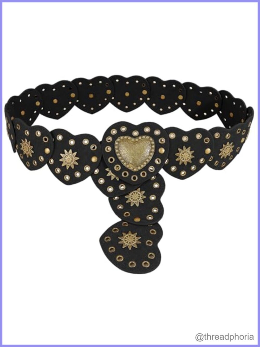 PU Leather Metal Buckle Boho Chunky Western Waist Belt Cowgirl